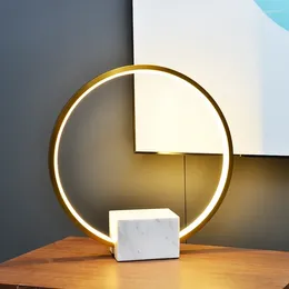 Lámparas de mesa Estudio nórdico sala de estar café