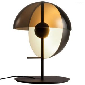 Tafellampen Noord -Europa Post Modern Licht Luxe Glazen Lamp Slaapkamer Bedroom Living Room Villa El Desk LU8201002