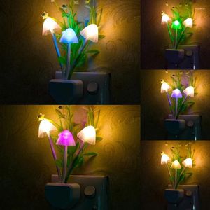 Lámparas de mesa Novedad Luz nocturna Luminaria LED 3 luces coloridas Enchufe de EE. UU.