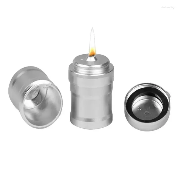 Lámparas de mesa Aceite para uso interior Lámpara de mecha Mini Linterna vintage Aleación de aluminio rústica Iluminación para el hogar Jardín Camping