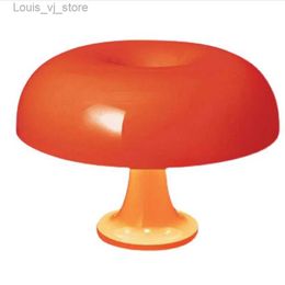 Tafellampen Oranje Witte Kleur Plastic USB Decoratieve Paddestoellamp YQ231009