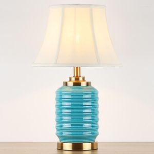 Lampes de table ORY lampe de luxe LED lampe de bureau moderne tissu chevet décoratif pour la maison Foyer chambre bureau étude