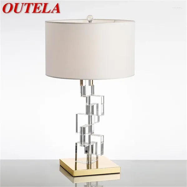 Lampes de table Onelala Nordic Creative Lampe Crystal LED contemporain LET DE BURE DÉCORATIVE POUR LA MAISON CHAMBRE CHAMBRE