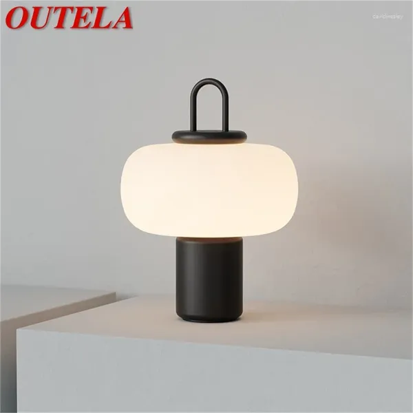 Lampes de table Onelala lampe postmoderne simple conception LED Creative Desk Light Light Decorative for Home Bedroom Living Room