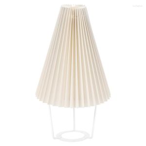 Tafellampen Plooien Lampenkap Lamp Staande Japanse stijl Geplooid Creatief Bureau Schaduw Slaapkamer