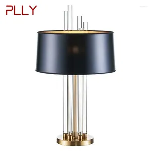 Tafellampen pLy Modern Creative Light Simple Crystal Desk Lamp LED voor thuisslaapkamerdecoratie