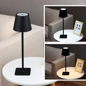 Tafellampen draagbare led leesboeklichten usb oplaadbare aanraakschakelaar slaapkamer nacht lichtbar restaurant ambiance bedlamp