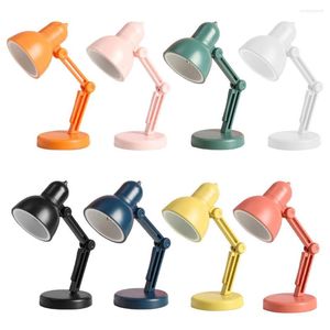 Taflampen draagbare mini -led lamp vouw nachtlicht magnetisch desktop bureau leesboek voor studie- en reishulpmiddelen