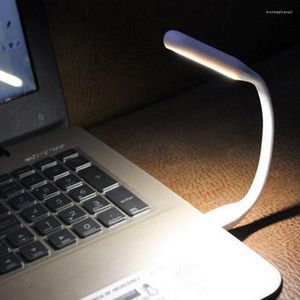 Lampes de table Lampe LED USB portable Lampe de nuit de puissance mobile améliorée Lampe de lecture d'ordinateur de bureau à économie d'énergie