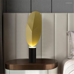 Tafellampen post moderne persoonlijkheid aluminium slaapkamer bedkamer bedlicht luxe kunst minimalistisch netrode woonkamer designer bureaulamp