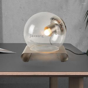 Tafellampen post modern eenvoudige lamp decor slaapkamer bedkamer bedekt creatief licht luxe model study bureau woonkamer