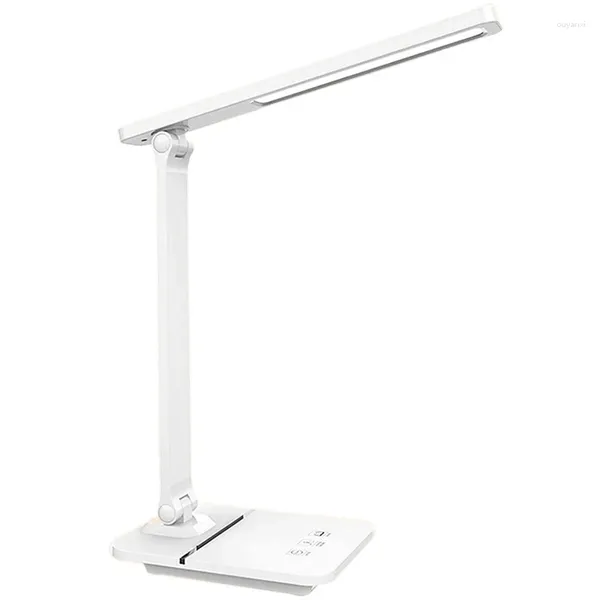 Promotion de lampes de table!Lampe de bureau LED 14w en train de caresser les yeux avec un support de téléphone 3 modes de couleur 800 lumens étape sans tuer