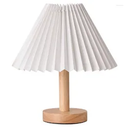 Promotion Lampes de Table !Lampe Plissée Chambre Chevet Veilleuse Personnalisée - Chargement USB