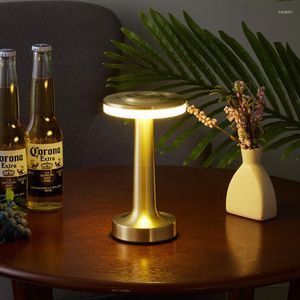 Lampes de table lampe rechargeable barre sans fil Portable Led charge bureau chambre chevet luminaires café Restaurant décor à la maison