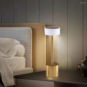 Tafellampen Oplaadbare lamp LED draadloos bureau 3 kleuren Traploos dimlicht voor slaapkamer/café/eetkamer
