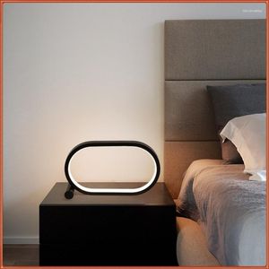 Lampes de table RGB LED Chambre Lampe De Chevet USB Liseuse Coloré Bureau 3 Couleurs Dimmable Étude Décoration Intérieure