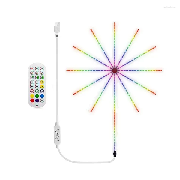 Lampes de table RGB Music Sound Sync Bluetooth App Strip LED Smart Night Light for Home Bedroom Decor Gift