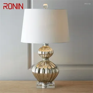Lampes de table Ronin Dimmer lampe contemporaine Creative Luxury Desk Lighting LED pour la décoration de chevet à la maison