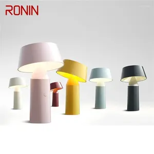 Lampes de table Ronin moderne lampe créative LED sans fil décorative pour la maison de bureau rechargeable de maison