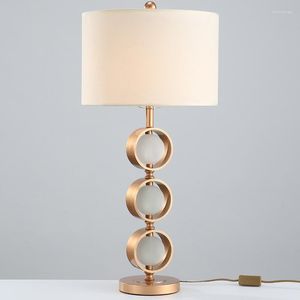 Tafellampen kamer de slaapkamerlicht en lantaarns van eigentijdse gecontracteerde luxe metalen lampdecoratie