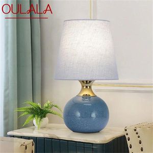 Lampes de table Saman touch tactile léger léger contemporain lampe de luxe en céramique décorative pour le chevet de la maison