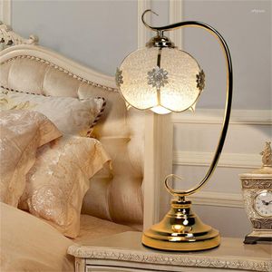 Lampes de table Simple et moderne de style européen lampe chambre chevet mariage allaitement créatif lumière chaude Dimmable Led