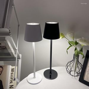 Table Lamps Simple Led Lamp Touch Switch Dimming Usb Wireless Charging Restaurant Bedroom Bedside Home Decoration Night Light