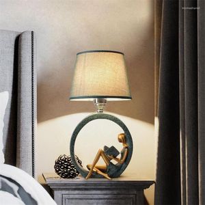 Lampes de table Simple moderne chambre lampe de chevet liseuse pour salon maison Art déco lanternes table de chevet