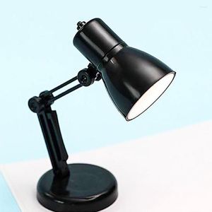 Lampes de table Petite Lampe Réglable Éclairage Chaud Protection Des Yeux Mini Livre Clip Lumière Blanc Froid Pour Salon