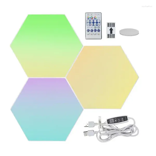 Lámparas de mesa Lámpara inteligente RGB Color ambiental Cambio de LED táctil para estanterías Oficinas