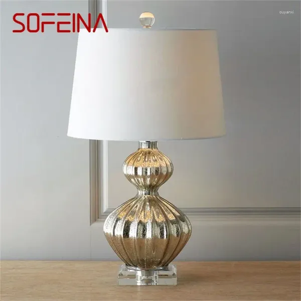 Lampes de table SOFEINA Dimmer Lampe contemporaine Creative Luxury Bureau Éclairage LED pour la décoration de chevet à la maison