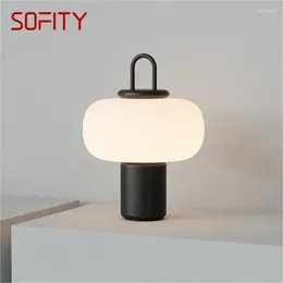 Lampes de table Sofity lampe postmoderne simple conception LED Creative Desk Decor Light Decor for Home Bedroom Living Room