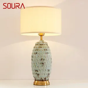 Tafellampen soura modern keramisch licht led creatief modieus bureaulampje voor het huis voor huis woonkamer slaapkamer el decor
