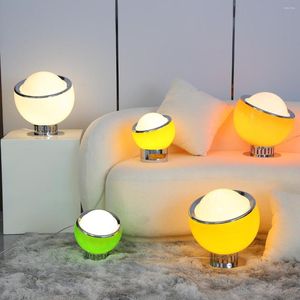 Lampes de table vitrail planète lampe appartement chambre chevet étude lecture décoratif bureau sol