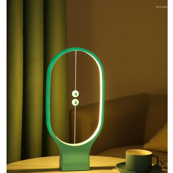 Lampes de table Suspension Balance lampe créative commutateur magnétique LED HOME CHAMBRE DE MAISON CADEAU DE NIGHT DE NUIT USB