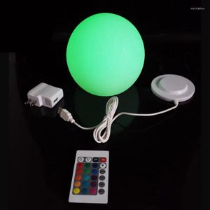 Tafellampen zwembad verlichte LED -bal waterdichte lumineux 15 15 cm voor kerstdecoratie 10 stks/lot