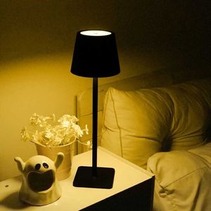 Tafellampen tafellamp dimmable draadloos oplaadbare bureaulamp slaapkamer nachtlampje voor het bed voor bar koffie hotel restaurant huis decoratie