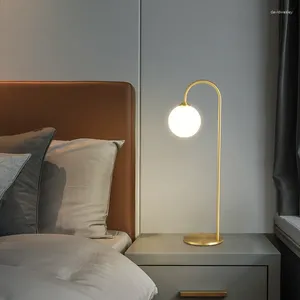 Tafellampen temar hedendaagse koperen messing lamp led goud koperen bureau decorverlichting voor moderne thuisstudie slaapkamer