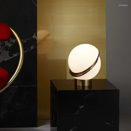 Lámparas de mesa TEMAR Lámpara de esfera moderna LED Diseño creativo Luz de escritorio para el hogar Sala de estar Dormitorio Estudio Decoración