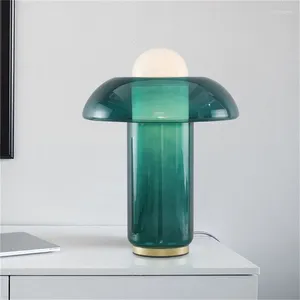 Lampes de table TEMARD NORC MODICE CRÉATIVE CRÉATIVE LAMPE VERTE LED ÉCLAINE