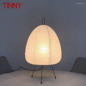 Tafellampen Tinny Modern Lights Creative Japan Style LED Simple Desk Lamp voor Decor Home Living Room Homestay Slaapkamer