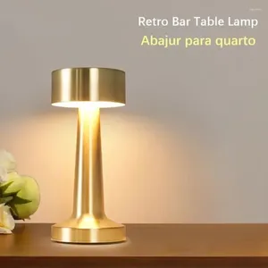 Tafellampen tirvose retro bar led oplaadbare dimbare touch dineren el coffeeshop bureau licht binnen decoratieve nachtlichten