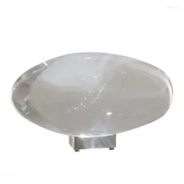 Lampes de table Outillage Ellipse Lampe en cristal Designer Creative Sky Eye Projection Bureau Lumière Moderne LED Ambiance Veilleuse Arrivée