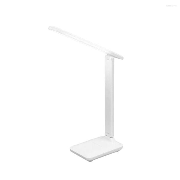 Lampes de table Touch Control Double Head Light Eye Careing Bras oscillant pour tête de lit Ordinateurs