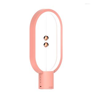 Tafellampen aanraken Control Intelligente Balans Magnetische zuigschakelaar LED-lamp USB USB Oplaadbaar Home Life Reading Night Light