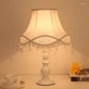 Lampes de table TUDA européen minimaliste créatif romantique fille maison lampe chambre lit déco nuit