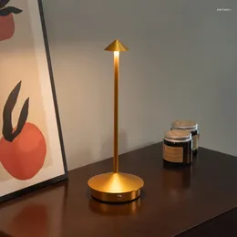 Lámparas de mesa tipo-C Lámpara recargable Cining Creative Touch El Bar Coffee Coffee Pina Pro Lampada Da Tavolo Decorativo