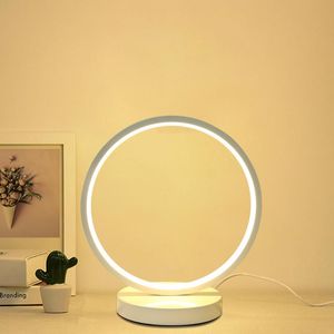 Taflampen Type Moderne lees LED LAD LAMP ENERGY SAVENDE Decoratie Wall Licht Oogbescherming Student Leerronde Rond lampable