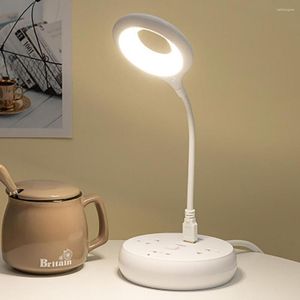 TABEL LAMPEN USB Directe plug draagbare lamp LED Oogbescherming Student Studie Lezen Laptop Keyboard PC Lighting Night Light