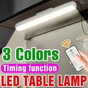 Lampes de table USB LED Lampe Suspendue Magnétique Bureau IR Télécommande Gradation Armoire Décoration Chambre Armoire Placard